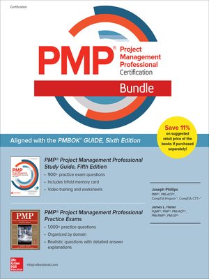 cover image of PMP Project Management Professional Certification Bundle
